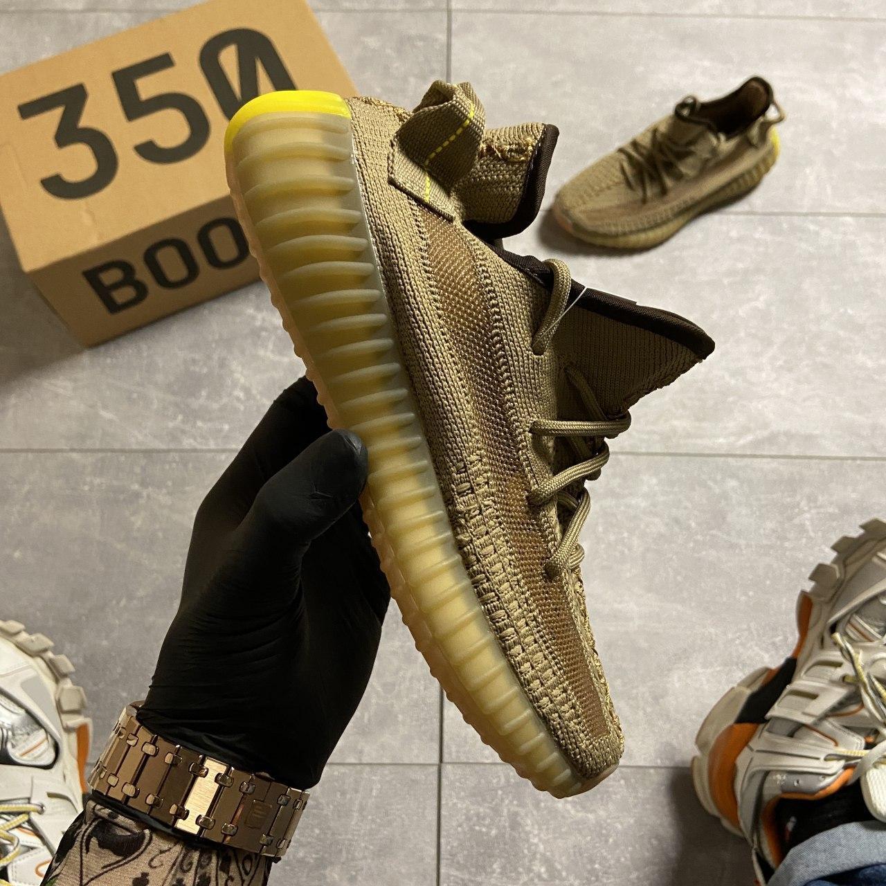 

Мужские кроссовки Adidas Yeezy Boost 350 V2 Earth Brown / Адидас Изи Буст 350 В2 Коричневые 42, Коричневый