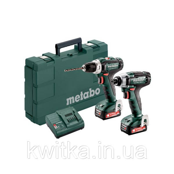 

Набір акумуляторних інструментів Metabo Combo Set 2.7.1 (12 В, 2 А*год) (685166000)