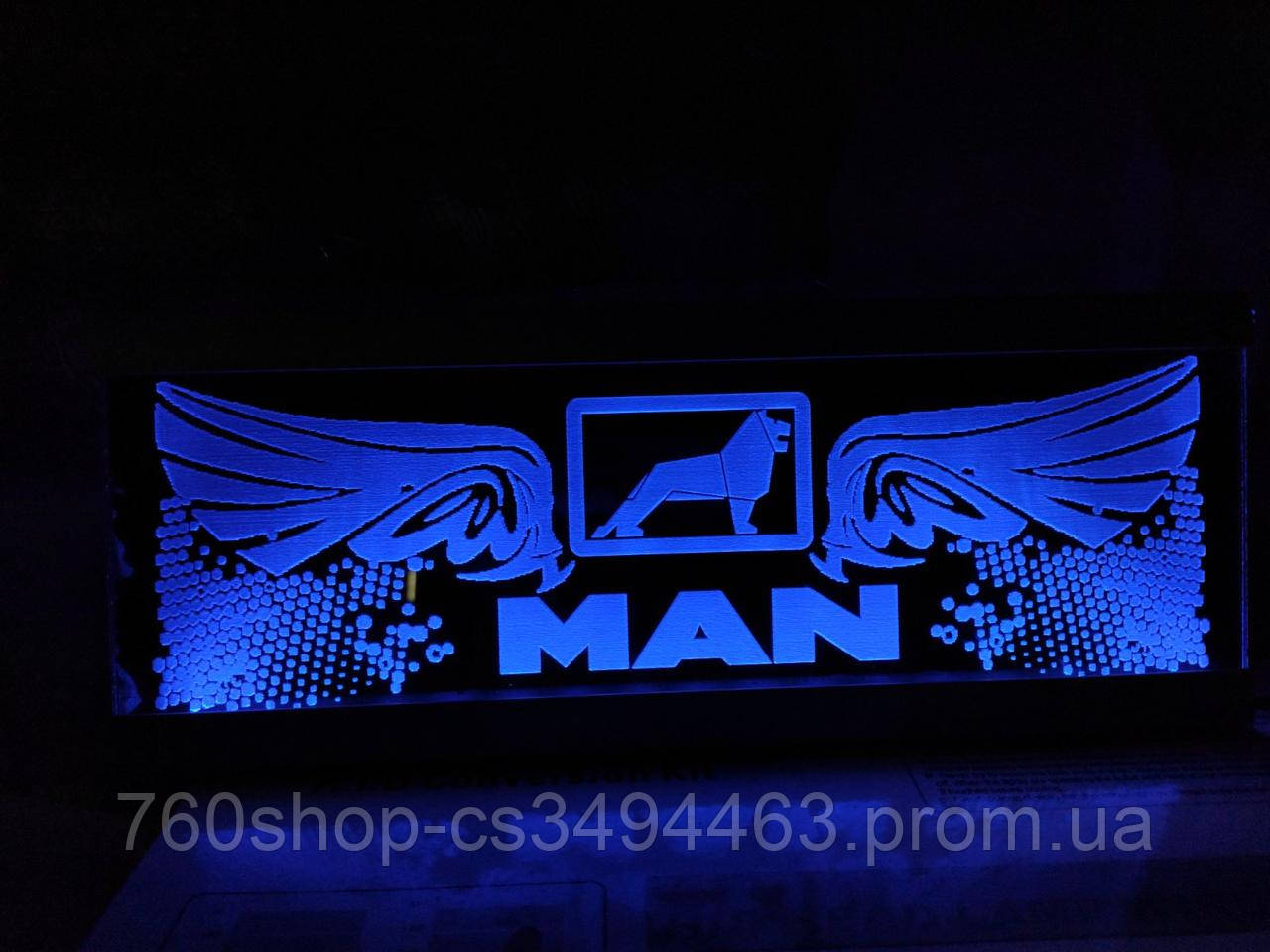 

Светодиодная табличка для грузовика MAN 10х30см