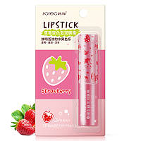 Бальзам для губ с клубникой Rorec Strawberry Soft Color Lip Balm, 2.7г