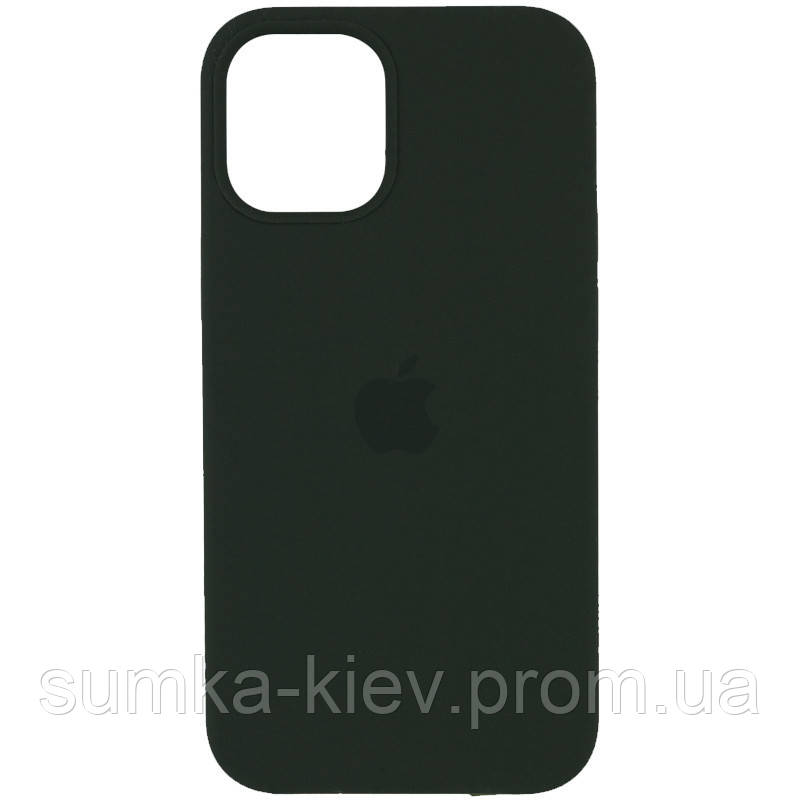 

Чехол Silicone Case (AA) для Apple iPhone 12 Pro / 12 (6.1, Зеленый / black green