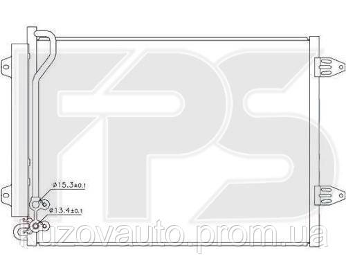 

Радиатор кондиционера (Фольксваген Вольксваген Вольцваген) VW Passat B6 / B7 (AVA) FP 74 K465-X
