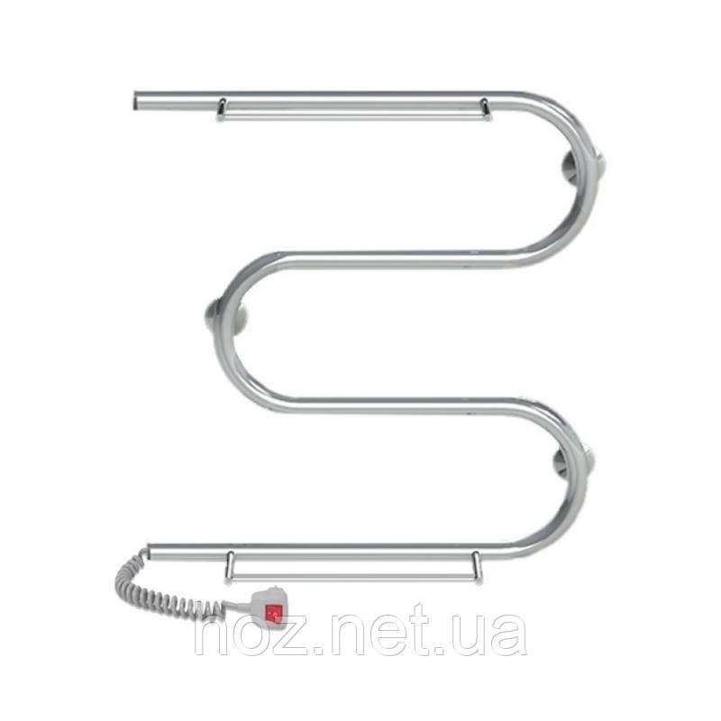 

Сушарка рушників електрична Lidz Snake shelf (CRM) 500x500 LE з полицею