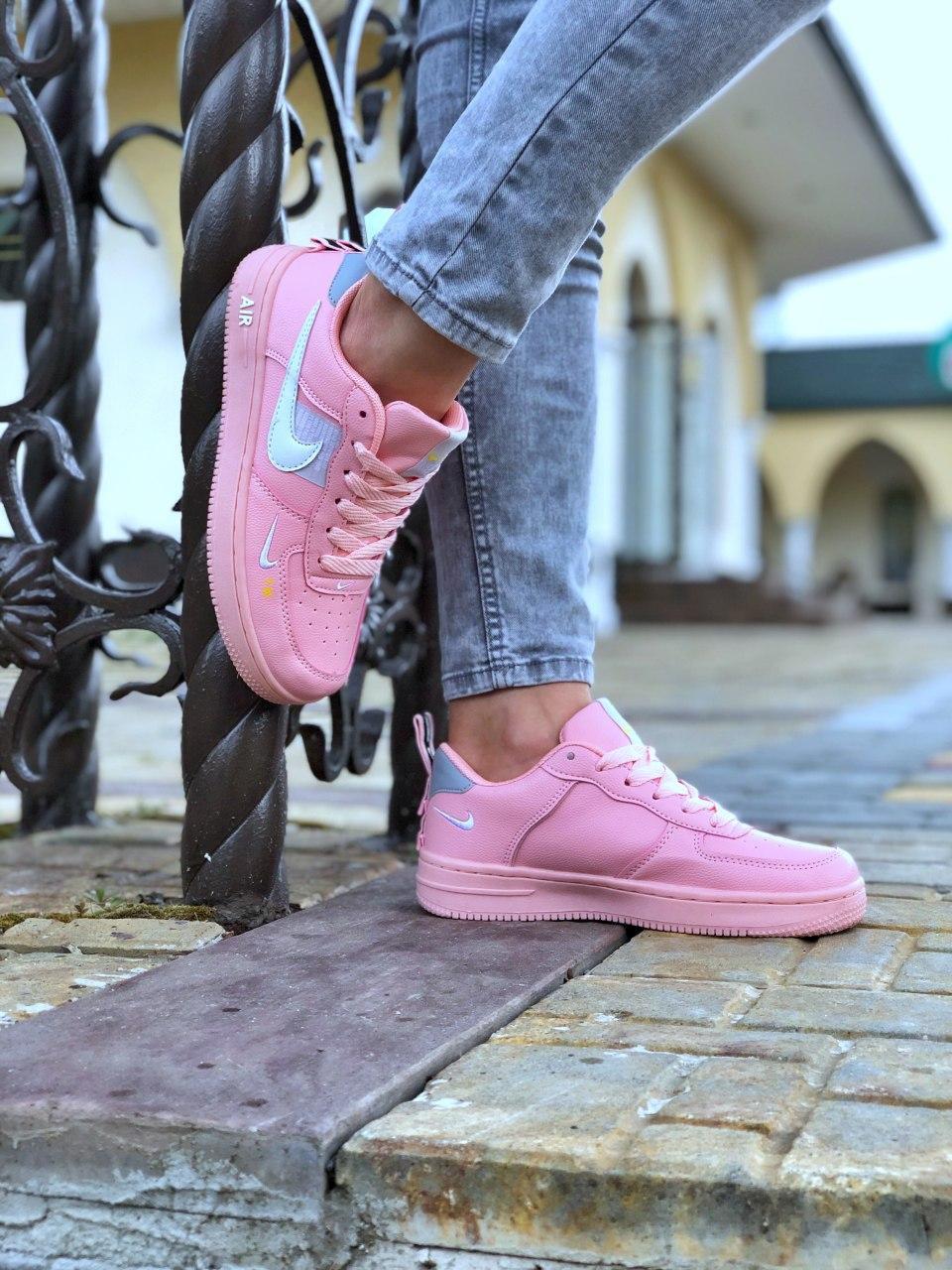 

Женские кроссовки Nike Air Force Pink / Найк Аир Форс 38, Розовый