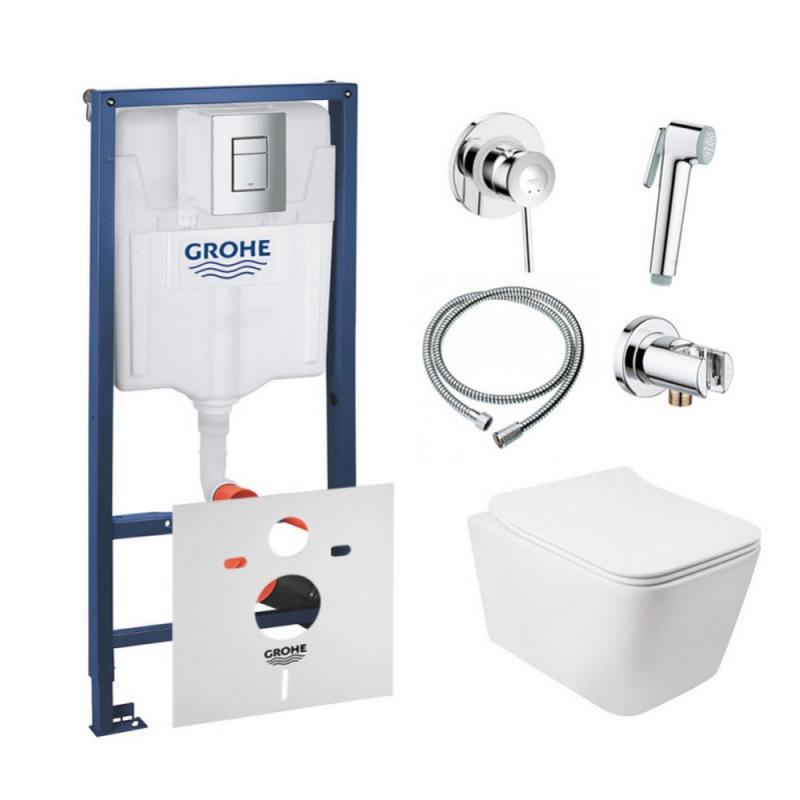 

Комплект инсталляция Grohe Rapid SL 38772001 + унитаз с сиденьем Qtap Crow QT05335170W + набор для