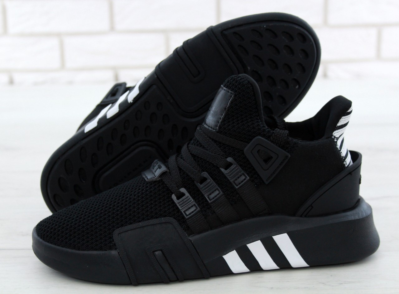 

Мужские кроссовки Adidas Equipment (total black), Адидас Еквипмент (Реплика ААА) 42, Черный