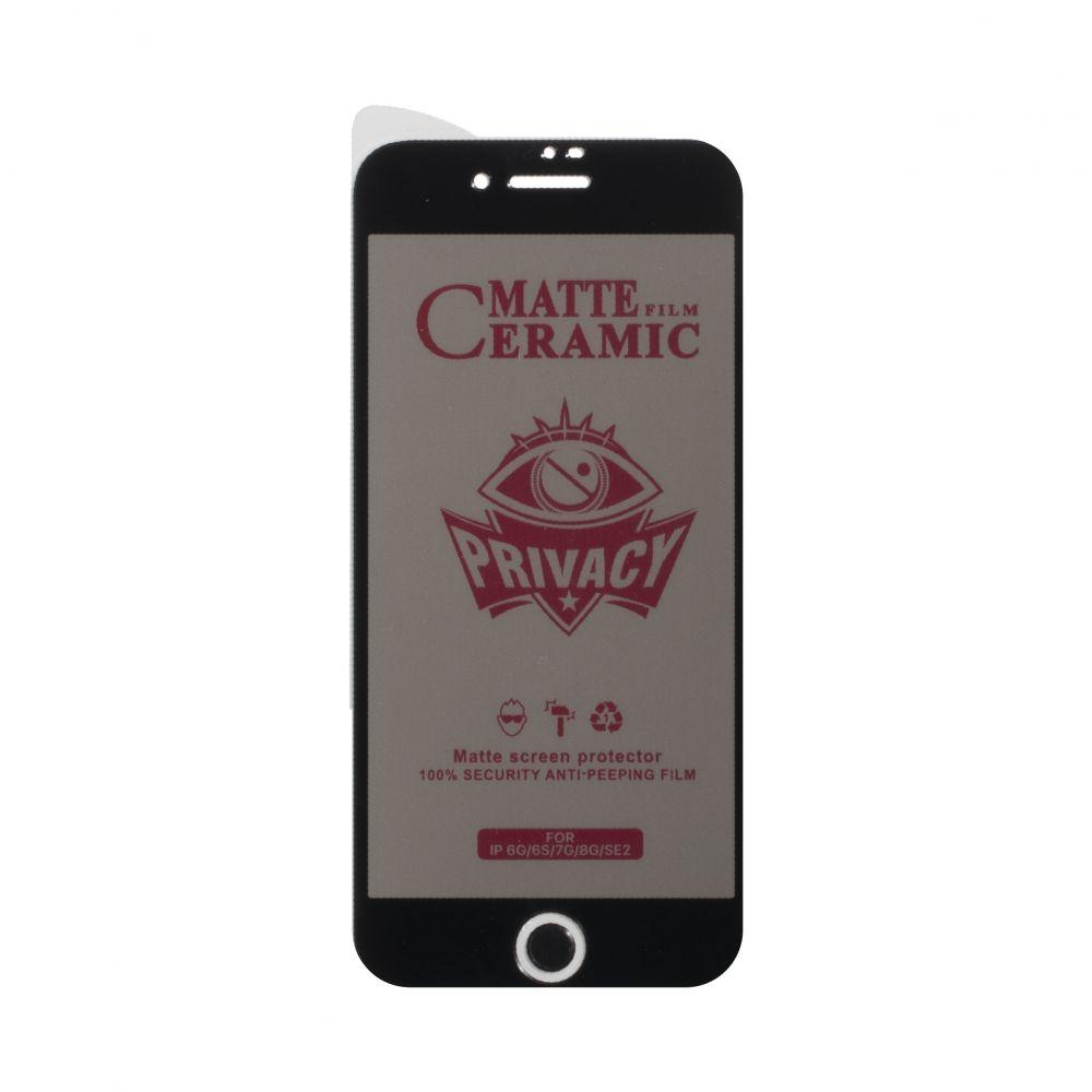 

Защитное стекло Film Ceramic AntiSpy for Apple Iphone 7/8/SE 2020 без упаковки Цвет Чёрный