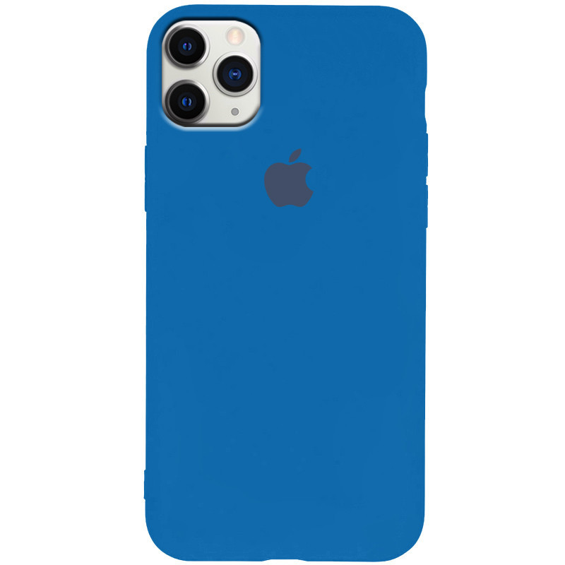 

Чехол Silicone Case Slim Full Protective для Apple iPhone 11 Pro Max (6.5") Синий / Blue