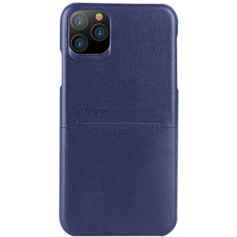 

Кожаная накладка G-Case Cardcool Series для Apple iPhone 11 Pro (5.8") Синий