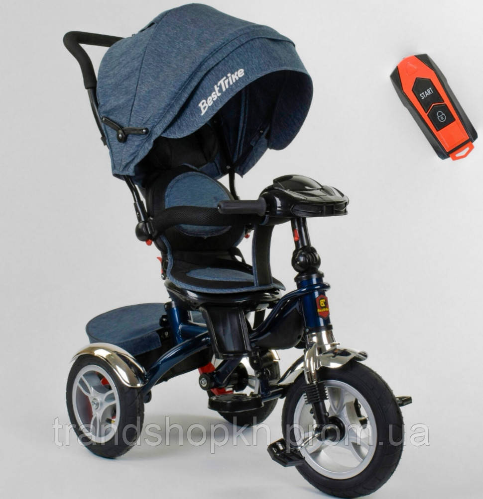 

Велосипед 3-х колёсный 5890 / 80-601 Best Trike (1) ФАРА C USB, ПОВОРОТНОЕ СИДЕНИЕ, СКЛАДНОЙ РУЛЬ, Рус.озвучка Джинс