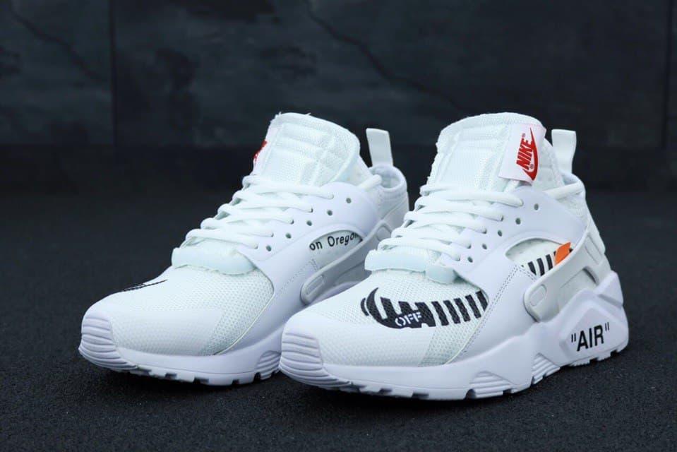 

Женские кроссовки Nike Huarache (белые) К11810 модные белые кроссы, Белый