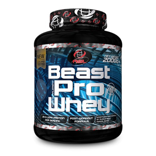 

Протеин AllSports Labs Beast Pro Whey, 2 кг Малина