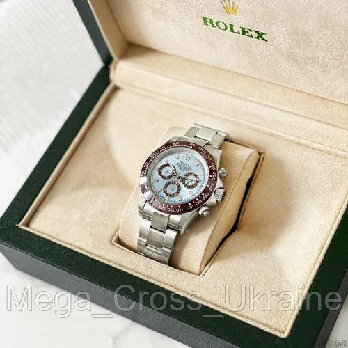 

Мужские наручные часы Rolex Cosmograph Daytona AAA Silver-Brown-Blue-Brown