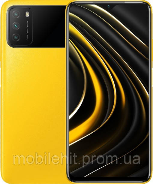 

Смартфон Xiaomi Poco m3 YELLOW 4/64Gb 6000mAh 48MP 6,53 Android 10.0 (Q) +Бампер И Стекло