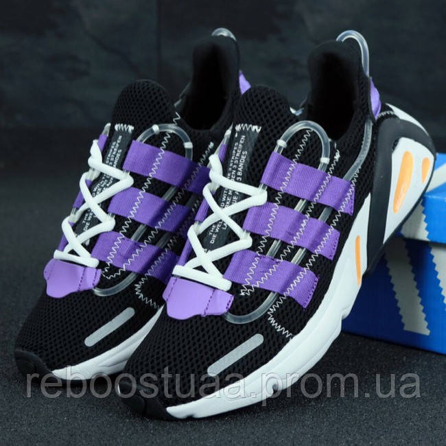 

Чоловічі кросівки в стилі Adidas Lxcon, фіолетовий, чорний, помаранчевий, В'єтнам 44, Разные цвета