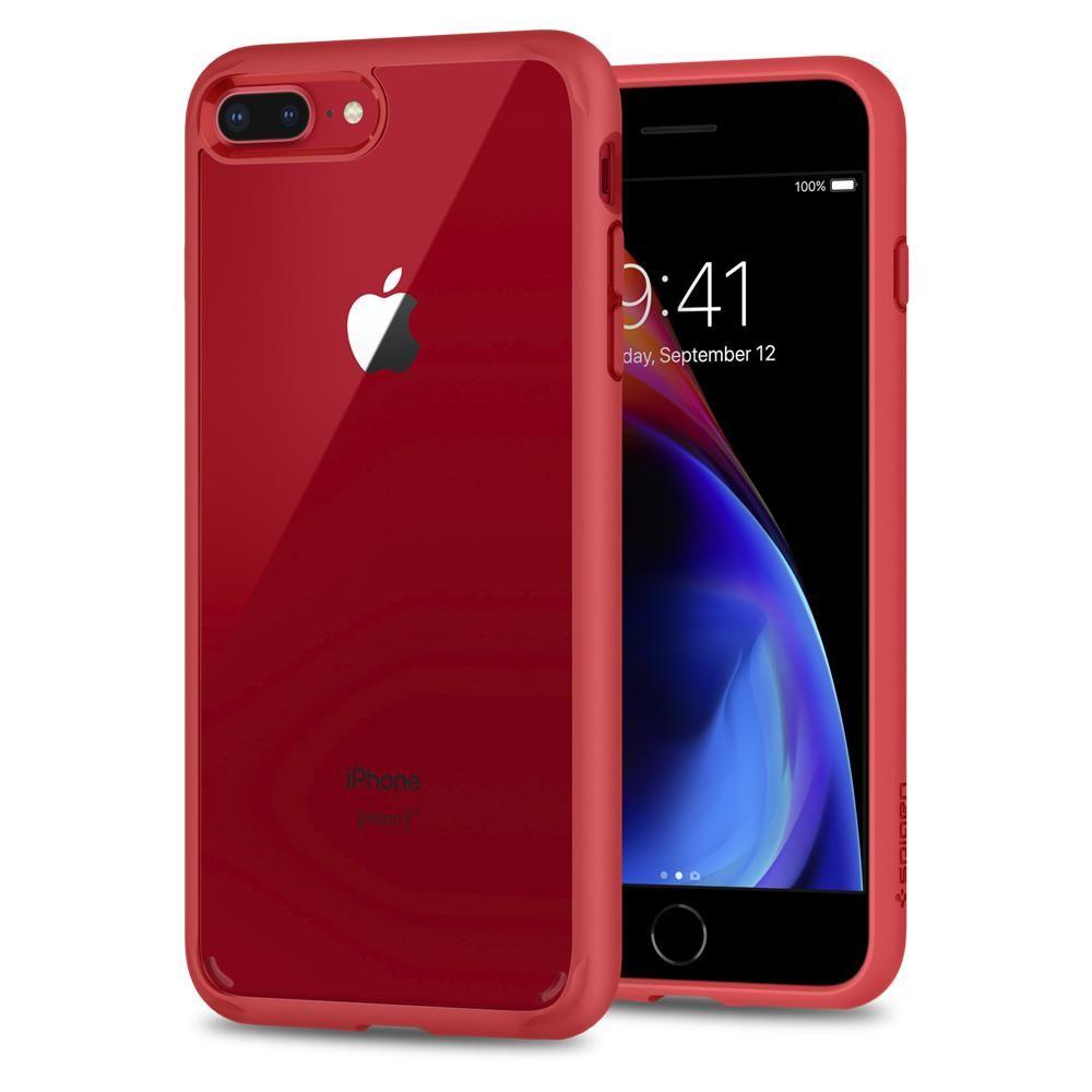 

Чехол Spigen Ultra Hybrid 2 Apple iPhone 7 Plus, iPhone 8 Plus Red (043cs21729)