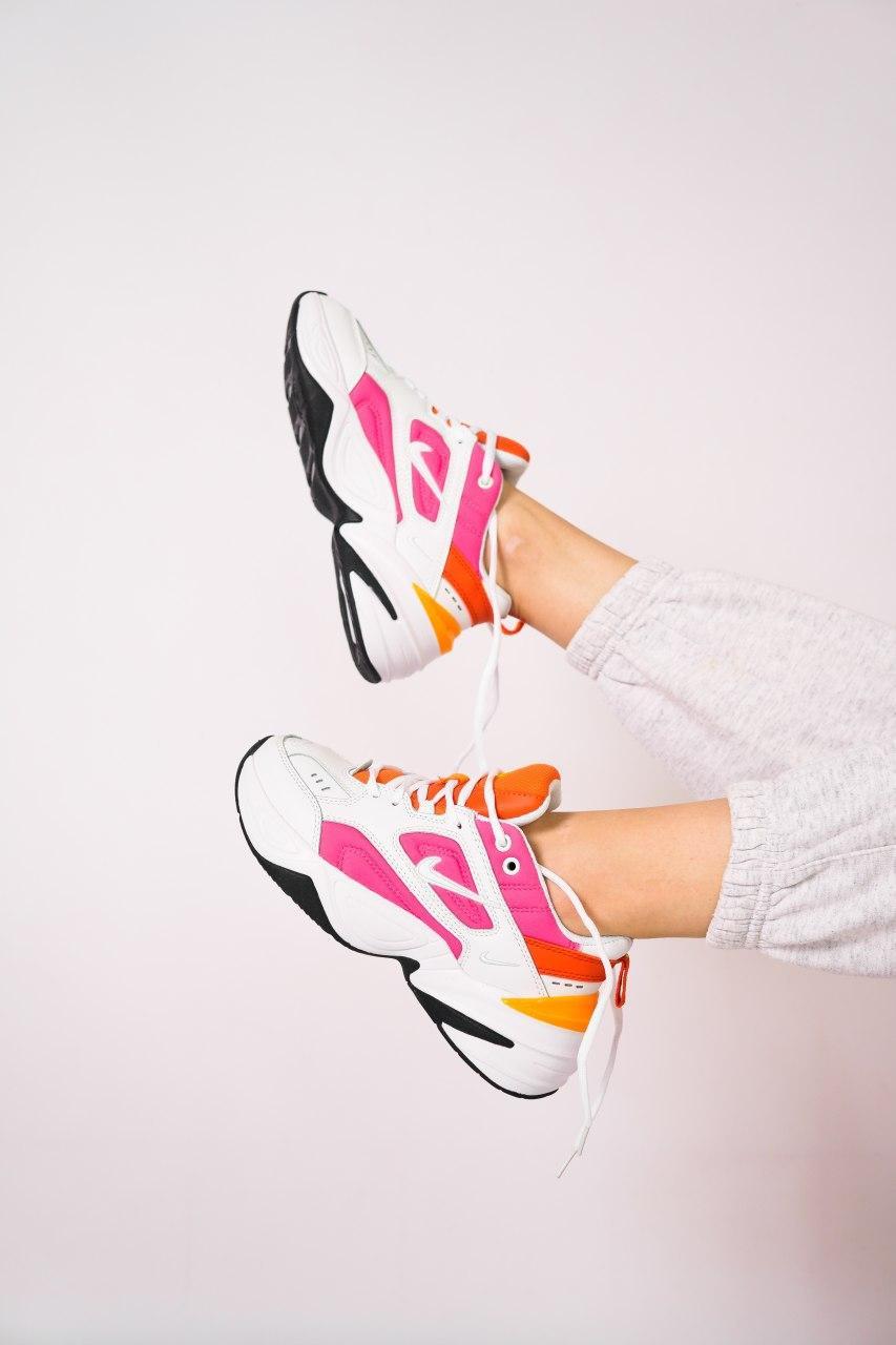 

Женские кроссовки Nike M2K Tekno White Pink / Найк М2К Текно Белые Розовые 37, Розовый