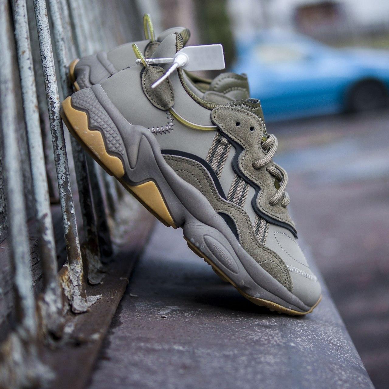 

Женские кроссовки Adidas Ozweego Green / Адидас Озвиго Зеленые 38, Зеленый