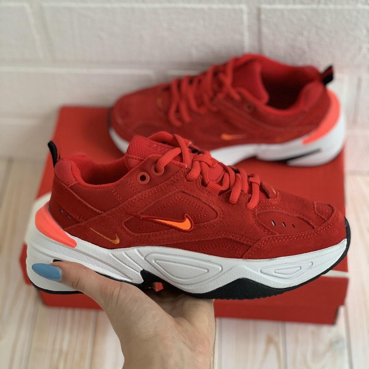 

Женские кроссовки Nike M2K Tekno Red White / Найк М2К Текно Красные Белые 39, Красный