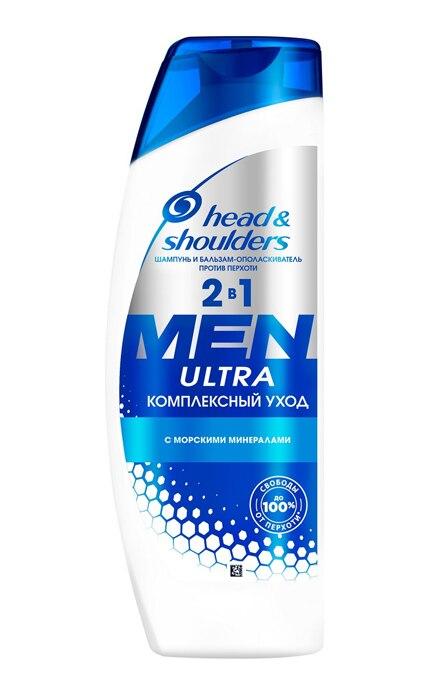 

Head & Shoulders Шампунь и бальзам-ополаскиватель 2 в 1 против перхоти Комплексный уход, 400 мл