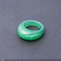 Перстень из натурального камня Агат светло зеленый h-6,5-15мм b-4-8мм d-19-20мм купить оптом дешево в интернет