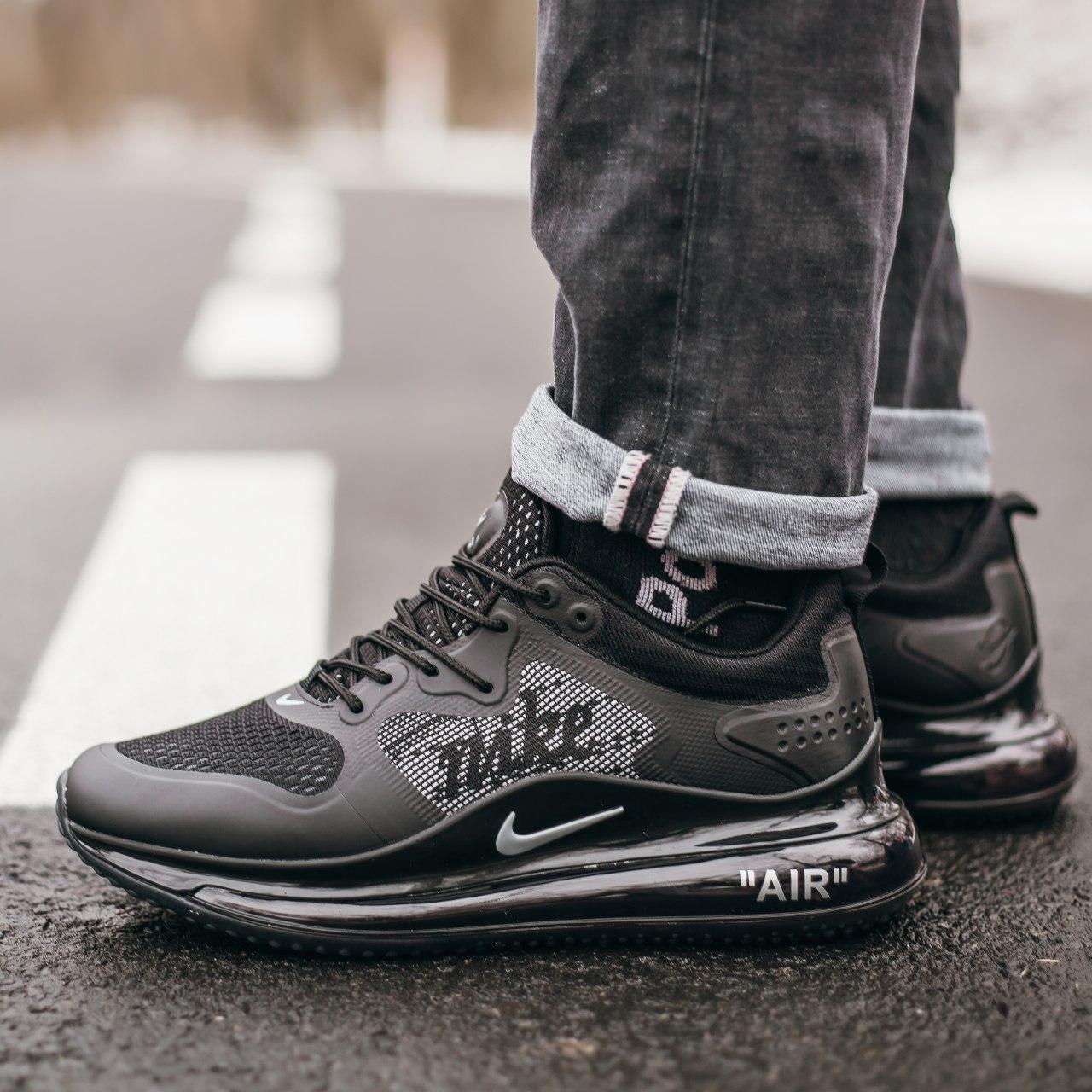 

Мужские кроссовки Nike Air Max 720 Black / Найк Аир Макс 720 Черные, Черный