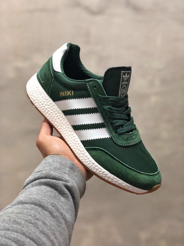 

Мужские кроссовки Adidas Iniki Runners Green / Адидас Иники Зеленые