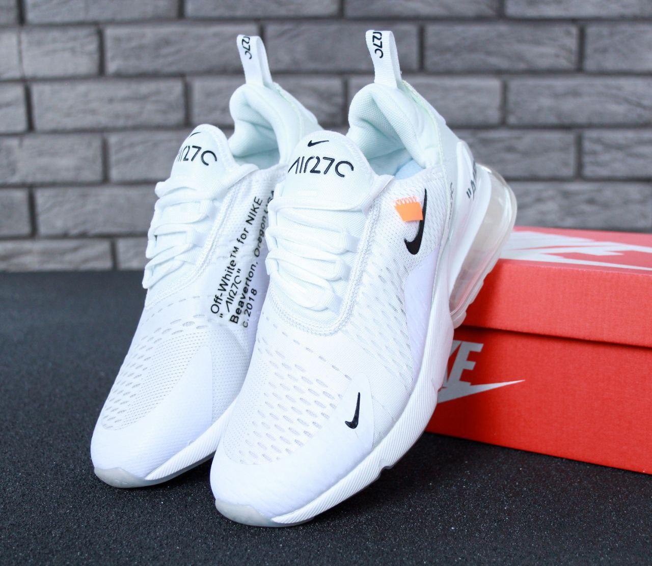 

Мужские кроссовки Nike Air Max 270 Off White / Найк Аир Макс 270 Офф Белые 44, Белый