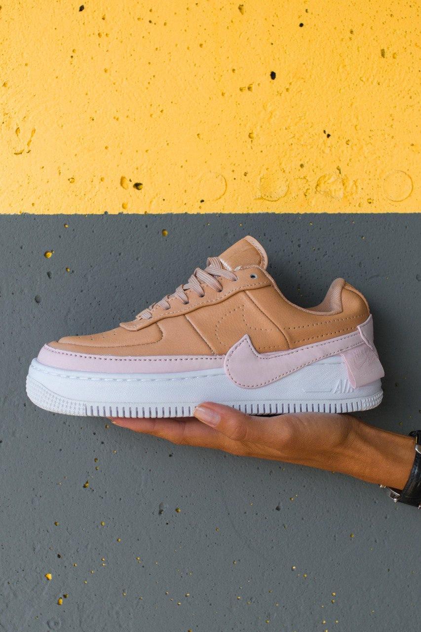 

Женские кроссовки Nike Air Force Jester Biege Pink / Найк Аир Форс Джестер Бежевые Розовые 38, Бежевый
