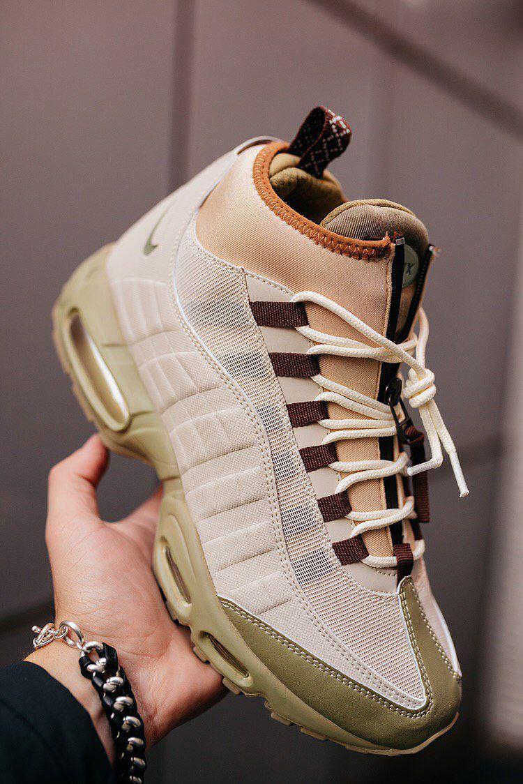 

Мужские кроссовки Nike Air Max 95 Sneakerboot Beige / Найк Аир Макс 95 Сникербут Бежевые 44, Бежевый