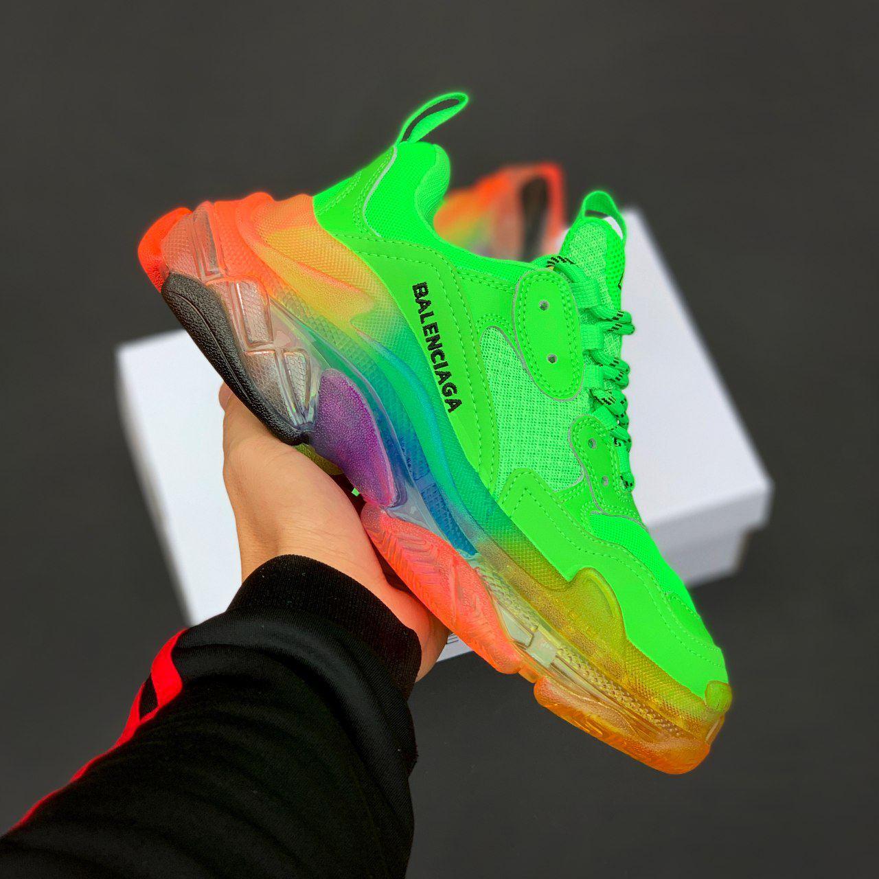 

Женские кроссовки Balenciaga Triple S Clear Sole Green Multicolor / Баленсиага Трипл С Зеленые Разноцветные 38, Разные цвета