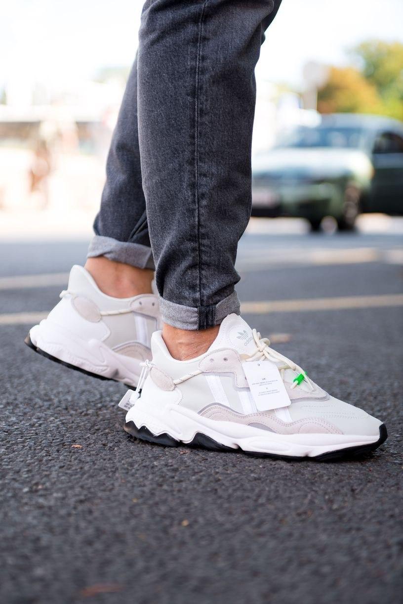 

Женские кроссовки Adidas Ozweego White / Адидас Озвиго Белые 37, Белый