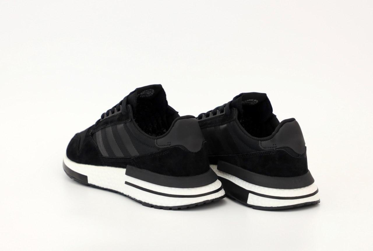 

Мужские кроссовки Adidas ZX 500 RM Black/ Адидас ЗХ 500 РМ Черные 44