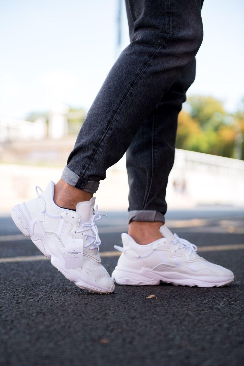 

Женские кроссовки Adidas Ozweego White / Адидас Озвиго Белые, Белый