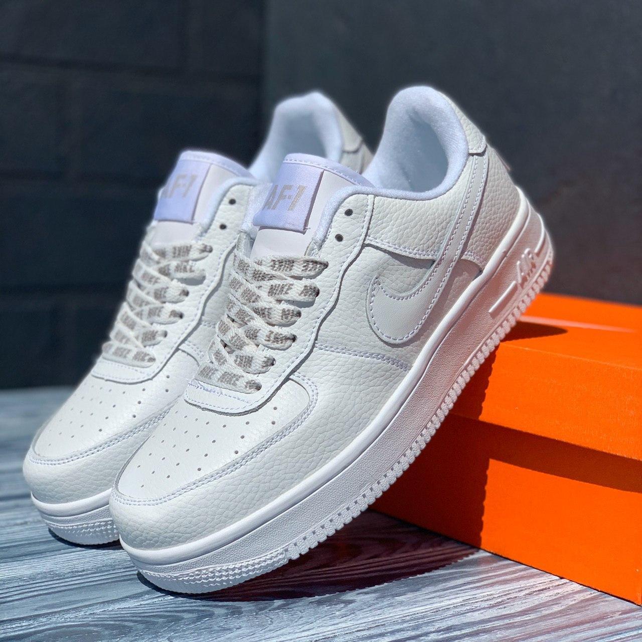 

Женские кроссовки Nike Air Force 1 White / Найк Аир Форс 1 Белые, Белый