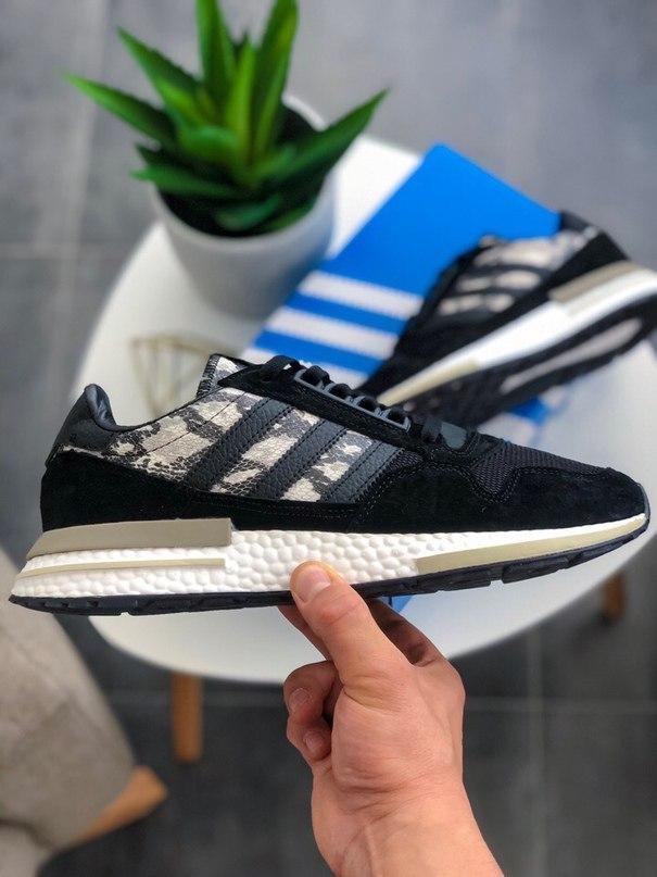 

Мужские кроссовки Adidas ZX 500 RM Black/Camo / Адидас ЗИКС 500 РМ Черные Камуфляжные 42