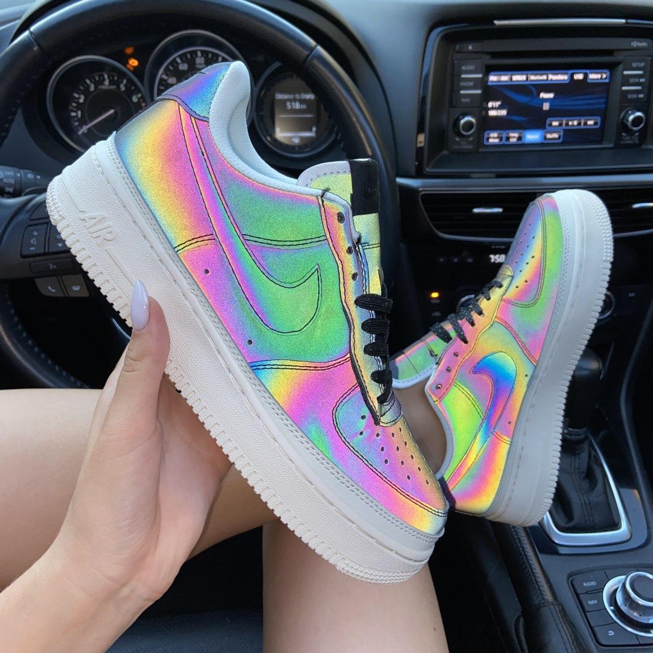 

Женские кроссовки Nike Air Force 1 Low Reflective / Найк Аир Форс 1 Лоу Рефлективные 38, Серый