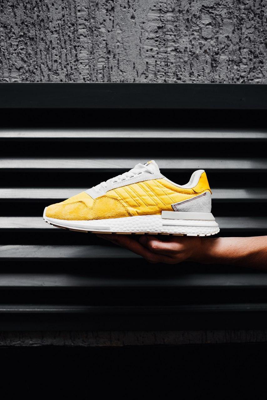 

Мужские кроссовки Adidas ZX 500 RM "Bold Gold"/ Адидас Зед Икс 500 РМ Желтые