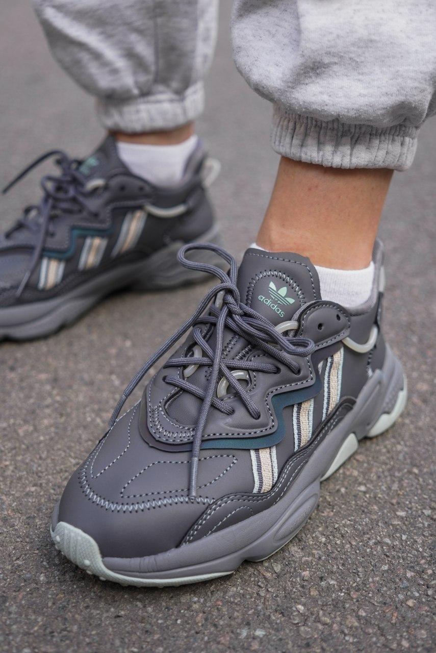 

Женские кроссовки Adidas Ozweego Black / Адидас Озвиго Черные 40, Черный