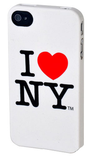 

Крышка для Iphone 4S "Ny Logo", белая