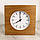 Часы настенные Balvi Qubo, коричневые, фото 7