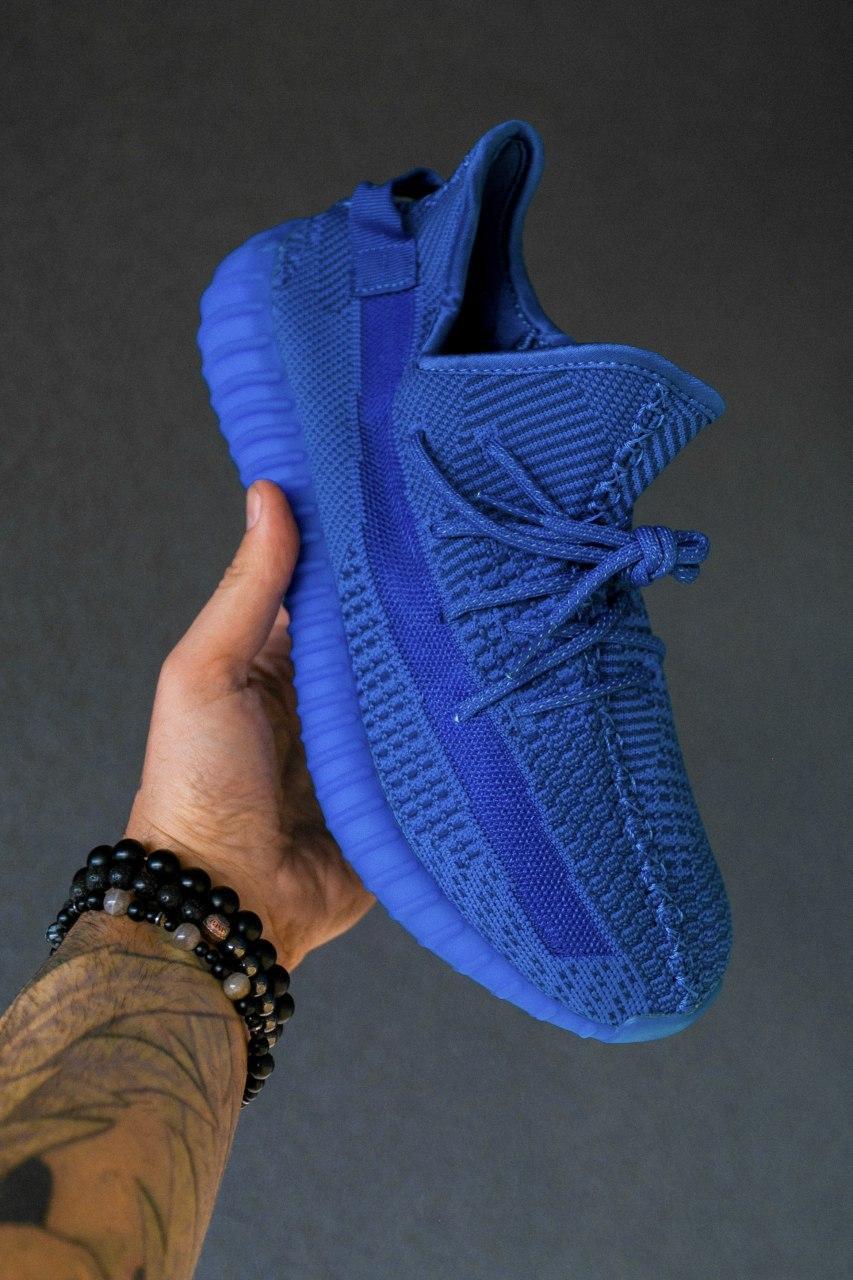 

Мужские кроссовки Adidas Yeezy Boost 350 V2 Blue / Адидас Изи Буст 350 в2 Cиние 42, Синий