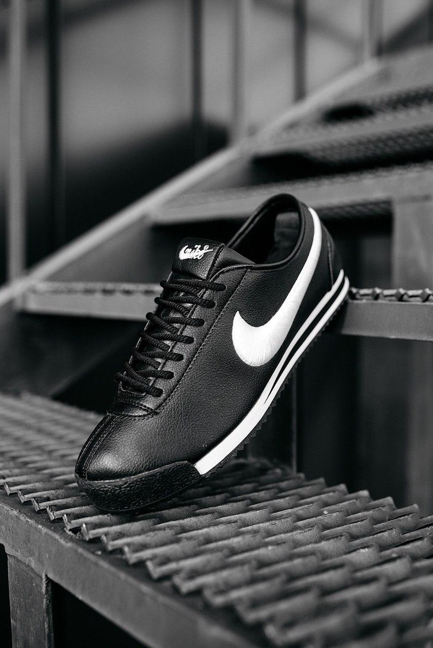 

Мужские кроссовки Nike CORTEZ Black / Найк Кортез Черные 45, Черный