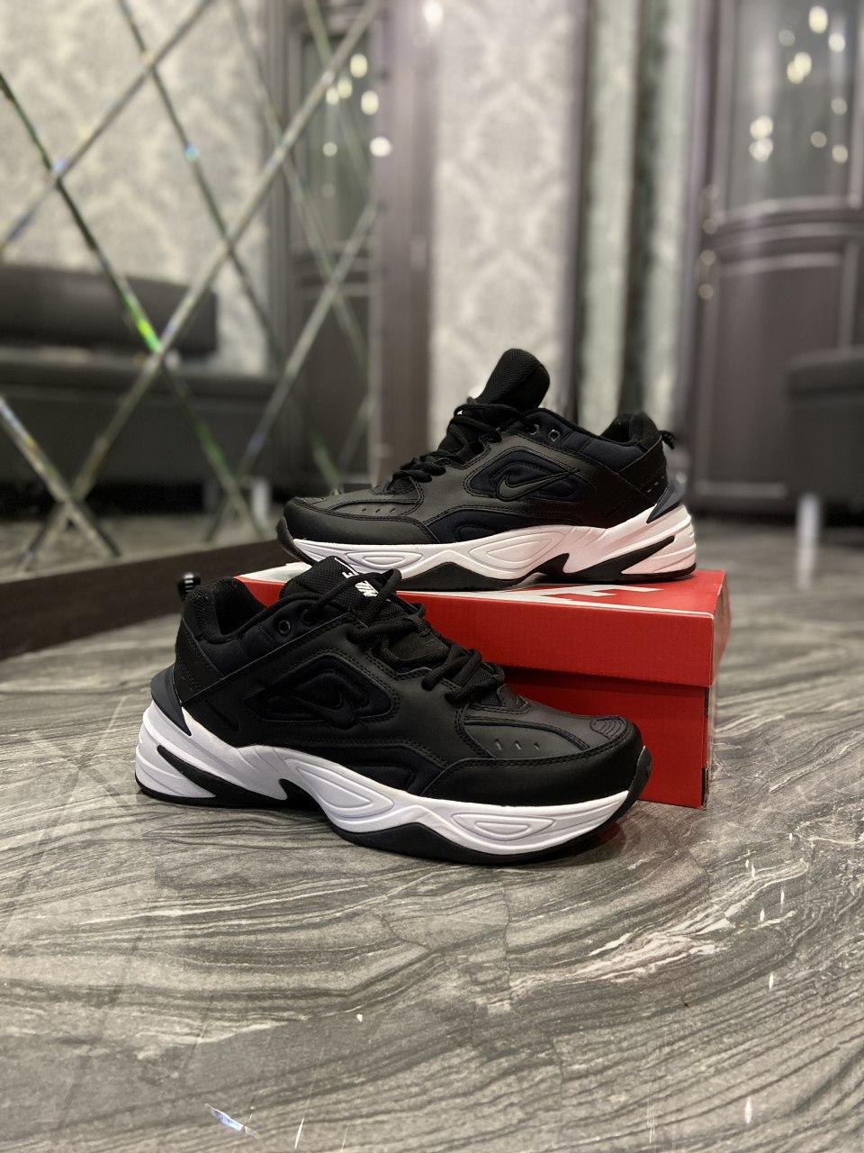 

Женские кроссовки Nike M2K Tekno Black White / Найк М2К Текно Черные Белые, Черный