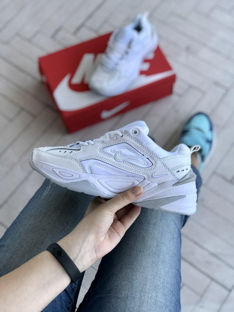 

Женские кроссовки Nike M2K Tekno White / Найк М2К Текно Белые 38, Белый