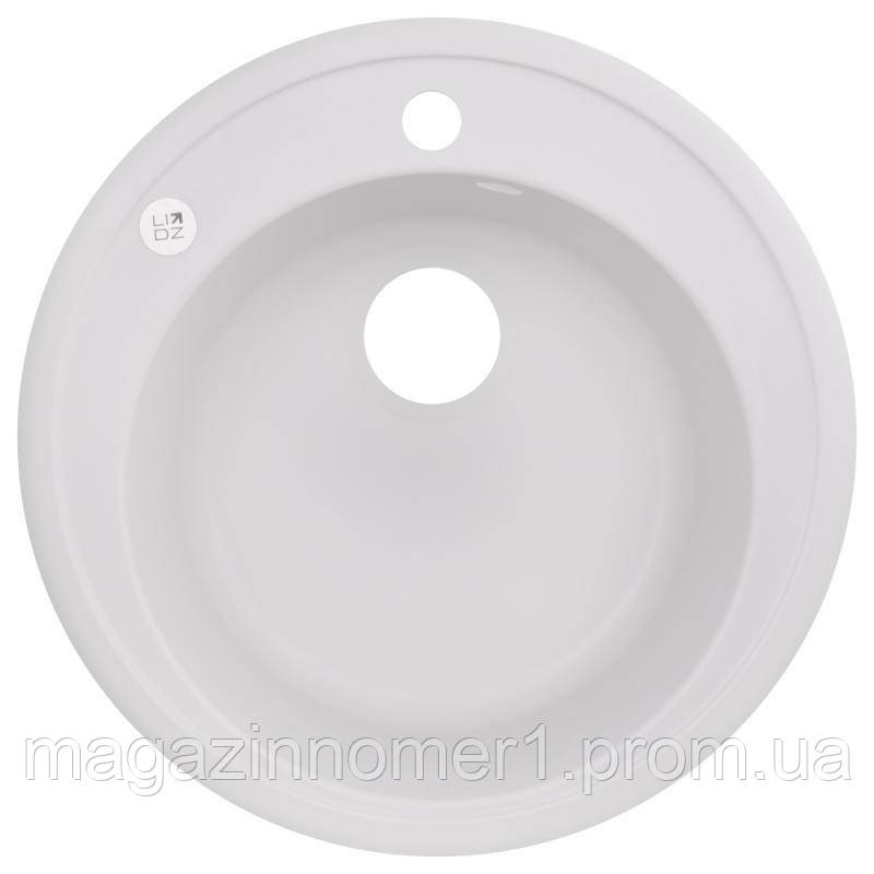 

Кухонная мойка Lidz D510/200 WHI-01 (LIDZWHI01D510200), Белый