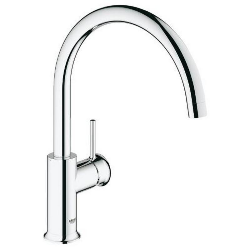 

Смеситель для кухни Grohe BauClassic 31234000 однорычажный, DN 15, Хром