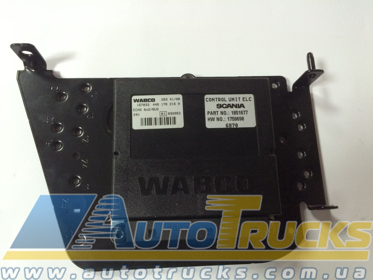 

Блок управления Пневмоподвейкой ECAS, ECU SMS, ELC Б/у для Scania (1851677; 1759696)