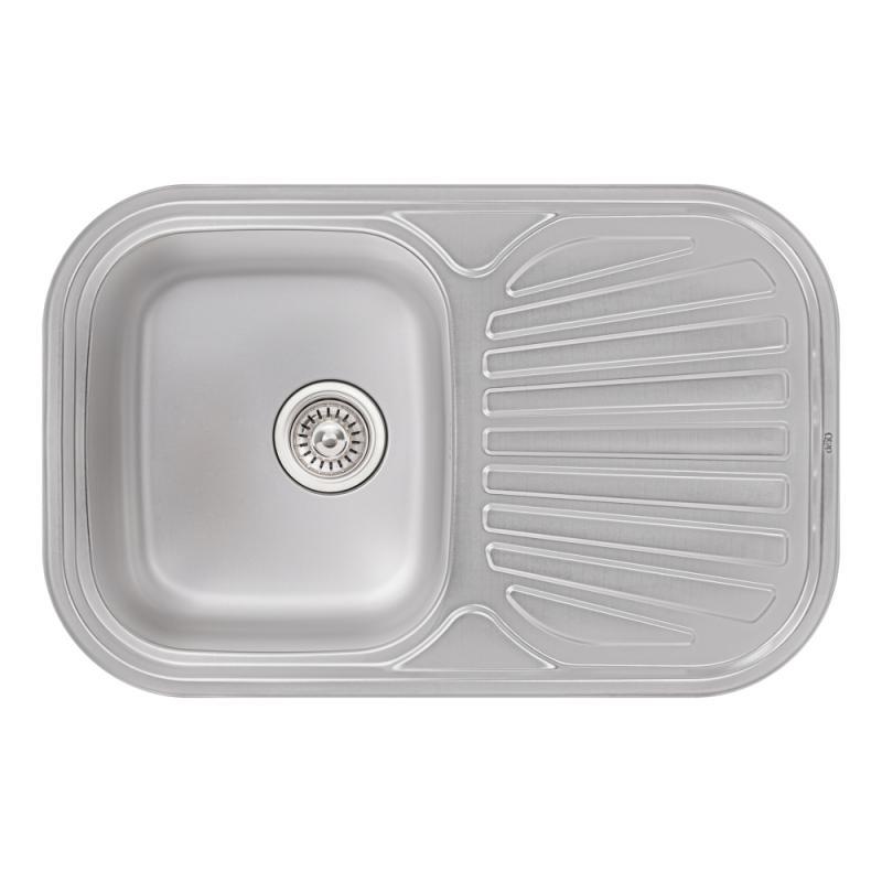 

Кухонная мойка Qtap 7448 Micro Decor 0,8 мм (QT7448MICDEC08), Сталь