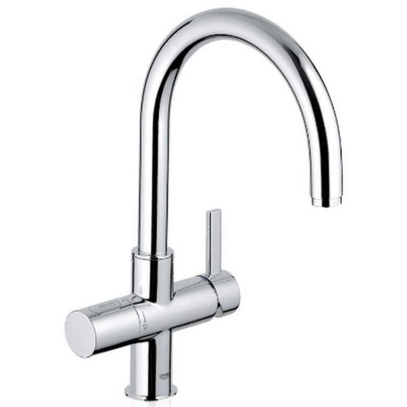 

Смеситель для кухни с фильтром Grohe Blue 33251000, Хром